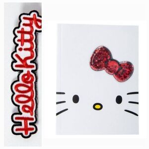 Hello Kitty & Friends 3D Glitter Bow 6x8 Journal